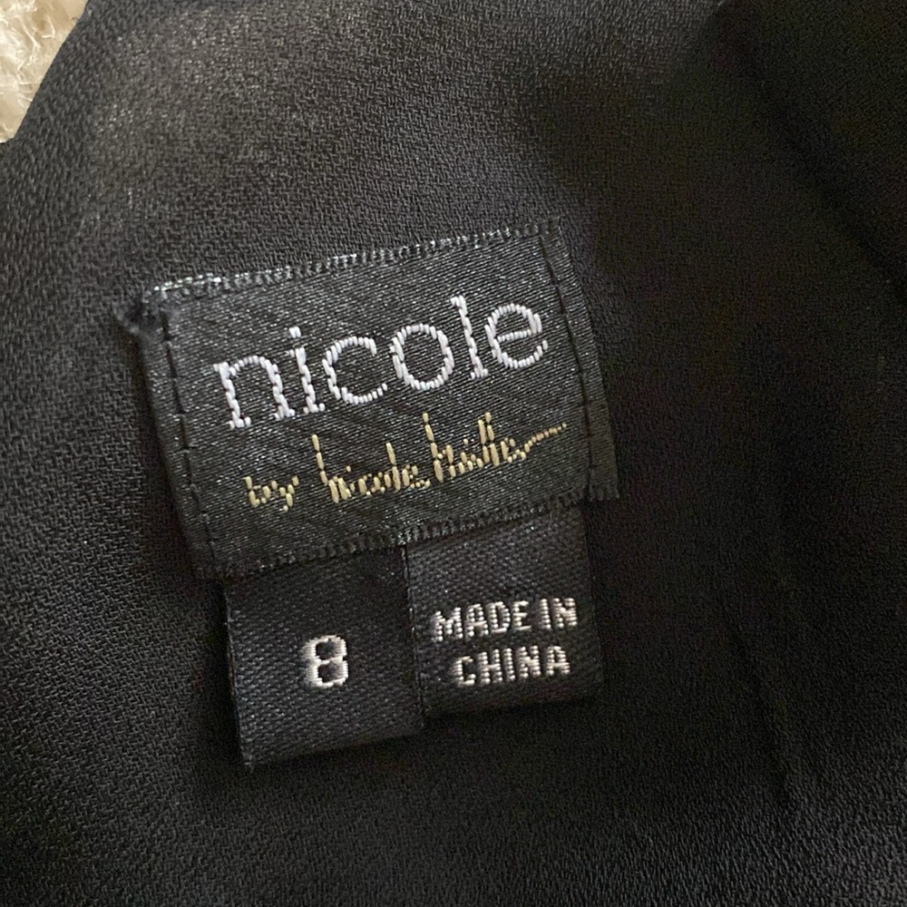 Nicole  Miller size  8 100% silk slip dress - Picture 13 of 14